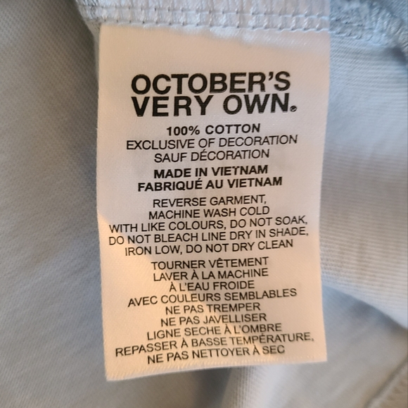 OVO Medium Rose T-Shirt in Light Blue - Picture 9 of 10